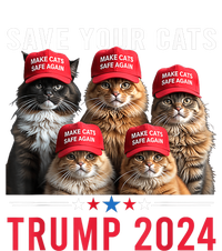 Save Your Cats Vote For Trump Red Hat 24 Election Trump 2024 Ladies Long Sleeve Shirt