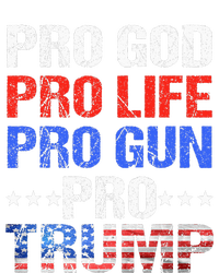 Pro God Pro Life Pro Gun Pro Trump Patriotic Trumps Fans Magnet