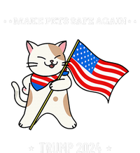 Make Pets Safe Again Patriotic Cat Softstyle Adult Sport Polo