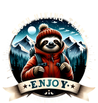 Sloth Hiking Team Enjoy There Is No Rush Hiking Camping Cute Gift T-Shirt