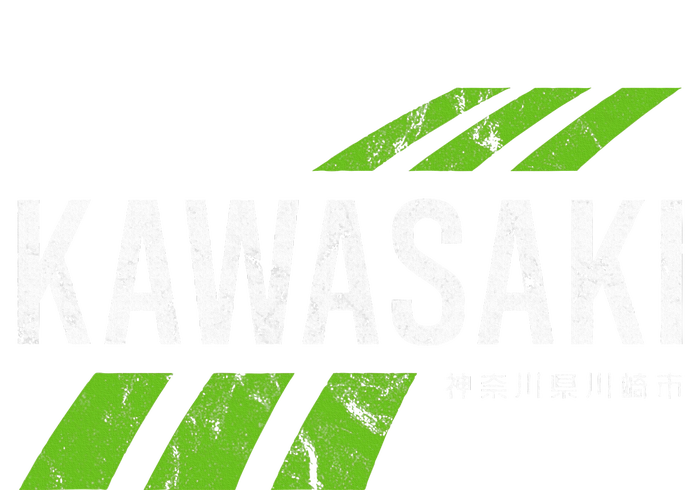 Retro Vintage Kawasaki Green City T-Shirt