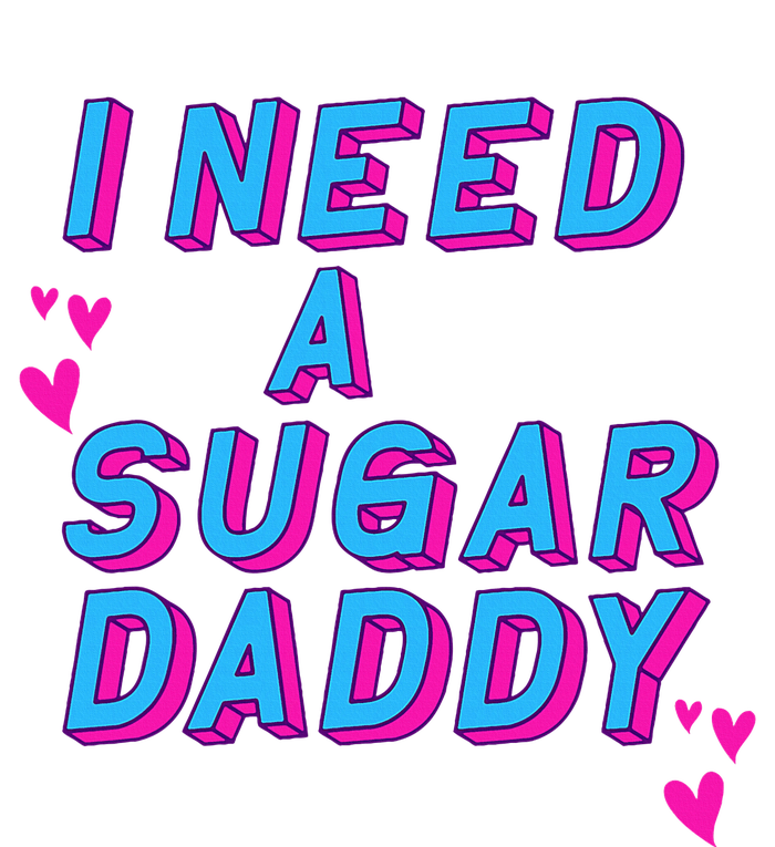 Retro Vintage I Need A Sugar Daddy Drawstring Bag