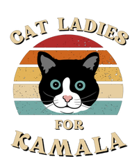 Cat Ladies For Kamala Cat Retro Cool Magnet