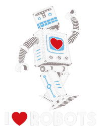 I Love Robots Robot Lover Robotics Engineer Engineering Softstyle Adult Sport Polo