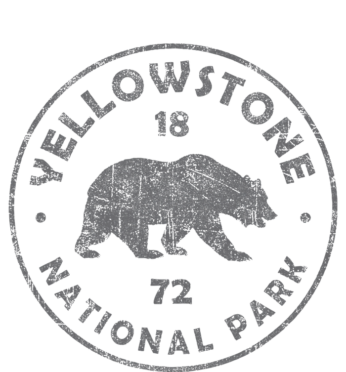 Retro Bear Yellowstone National Park 1872 Hiking Souvenir T-Shirt