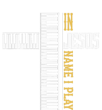 In Jesus Name I Play Christian Pianist Piano Lover T-Shirt