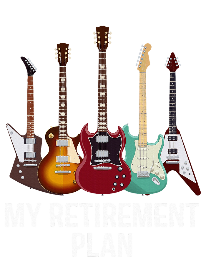 My Retirement Plan Guitar Gift Music Players Guitarist Grommeted Golf Towel