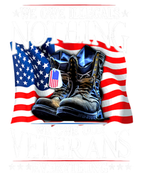 Military Us Flag We Owe Illegals Nothing Veterans Everything Gift T-Shirt