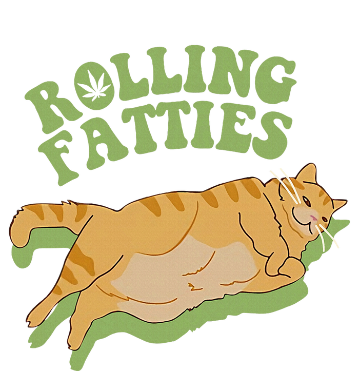 Rolling Fatties Cat Retro Kitty Kitten Meow Grommeted Golf Towel