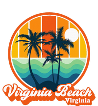 Vintage Virginia Beach Virginia Summer 90s Beach Souvenirs Cooling Performance Long Sleeve Crew