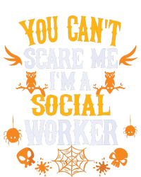 You Cant Scare Me Im A Social Worker Halloween Tie-Dye Long Sleeve Shirt