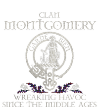 Clan Montgomery Tartan Crest Thistle Vintage T-Shirt