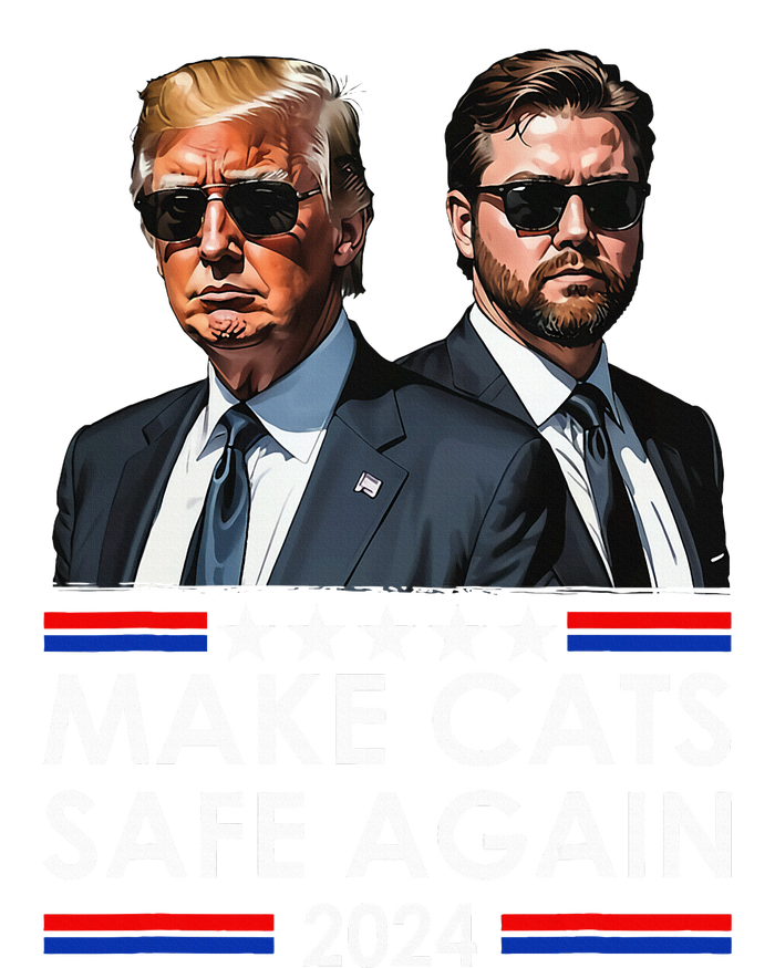 Donald Trump Make Cats Safe Again 2024 Debate Funny T-Shirt