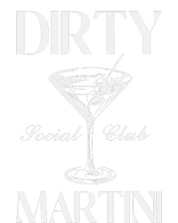 Dirty Martini Social Club Bachelorette Party Group Fun Women's Racerback Cropped Tank