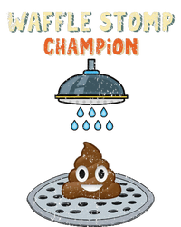 Waffle Stomp Champion Turd Poop In Shower With Pride T-Shirt