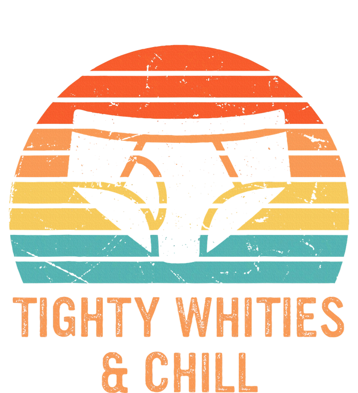 Tighty Whities & Chill Retro Sunset T-Shirt