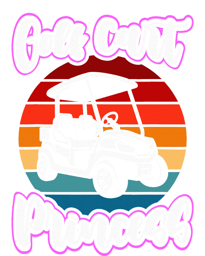 Golf Cart Princess Golfing Girl Golf Sport Kids Hoodie