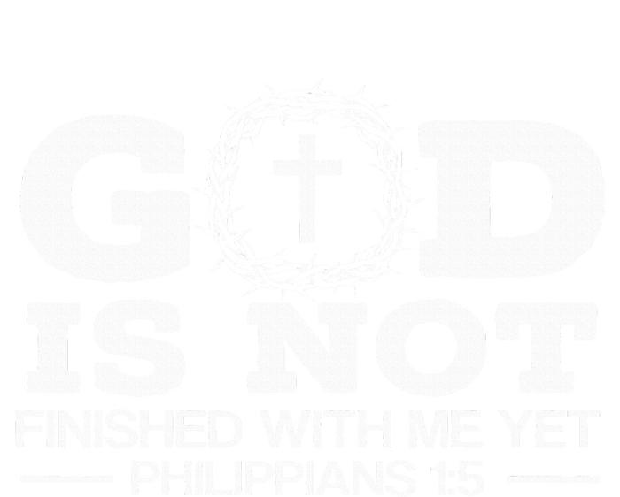 God Is Not Finished With Me Yet Christian Religious Baby Long Sleeve Bodysuit