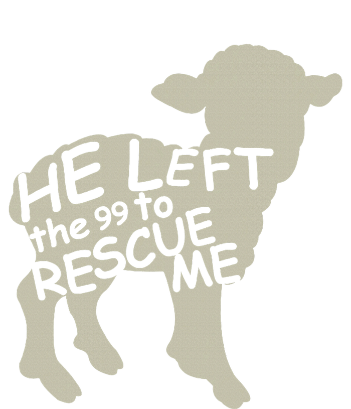 He Left The 99 To Rescue Me Religious Christian Youth Performance Sprint T-Shirt