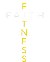 Faith Fitness Cross Christian Workout Modern Gym Zip Tote Bag