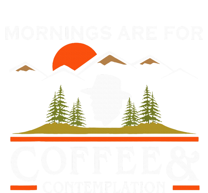 Mornings Are For Coffee And Contemplation Bumper Sticker