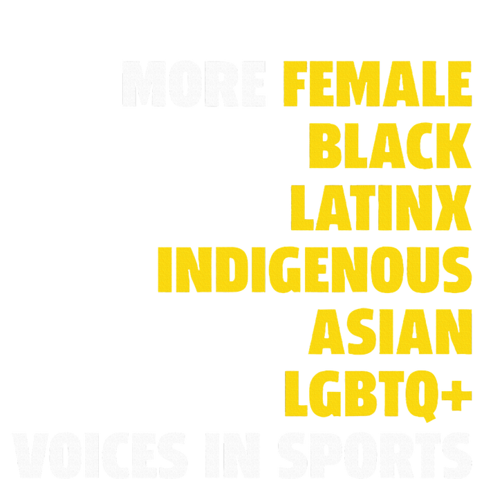 More Female Black Latinx Indigenous Lgbtq Voices In Sports Kids Long Sleeve Shirt