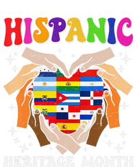 Retro Hispanic Heritage Month All Countries Heart Hand Gifts Gift T-Shirt