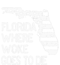 Florida Where Woke Goes To Die Drawstring Bag