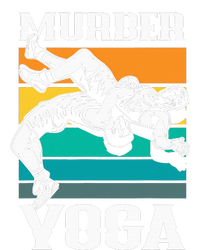 Murder Yoga Funny Retro Vintage Wrestler Wrestling Valucap Bio-Washed Visor