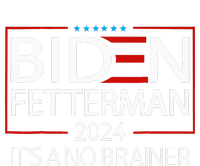 Political Retro Biden Fetterman 2024 ItS A No Brainer T-Shirt