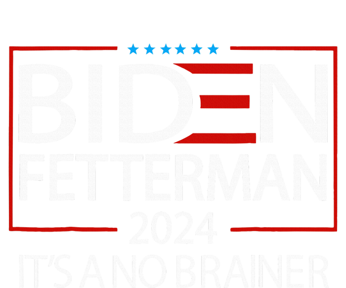 Political Retro Biden Fetterman 2024 ItS A No Brainer T-Shirt