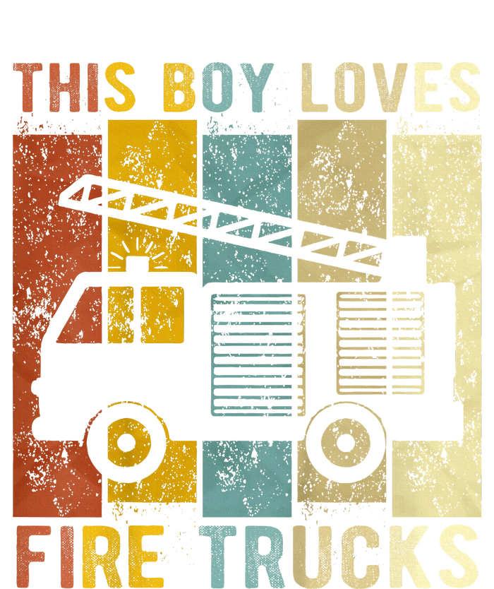 This Boy Loves Fire Trucks Fire Truck Firefighter Tank Top