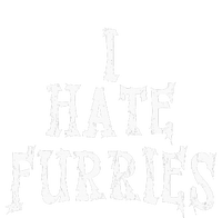 I Hate Furries Furry Fandom Women's Racerback Tank