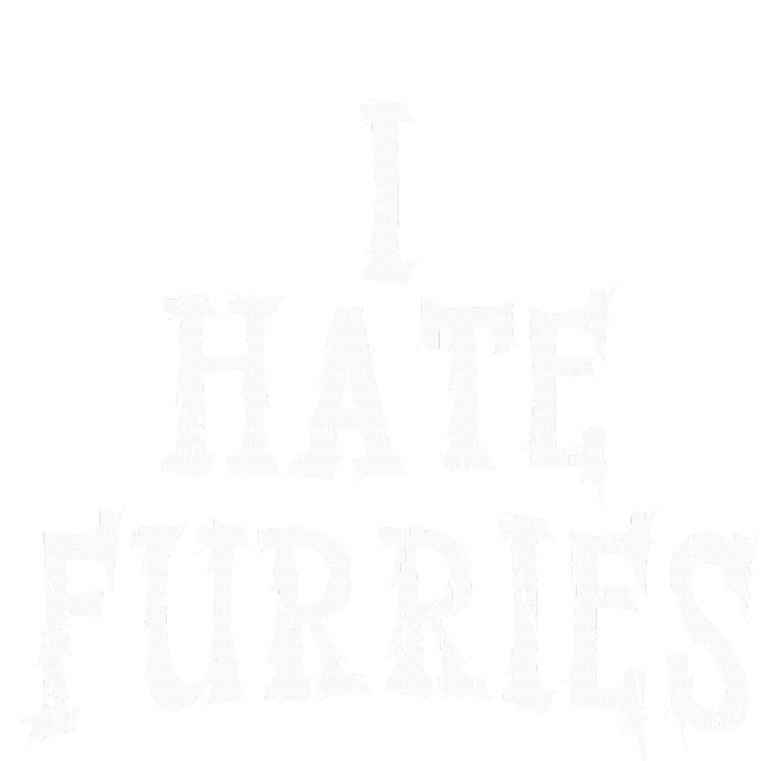 I Hate Furries Furry Fandom Women's Racerback Tank