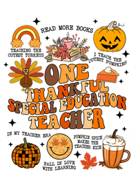 One Thankful Special Education Teacher Thanksgiving Fall Full Zip Hoodie