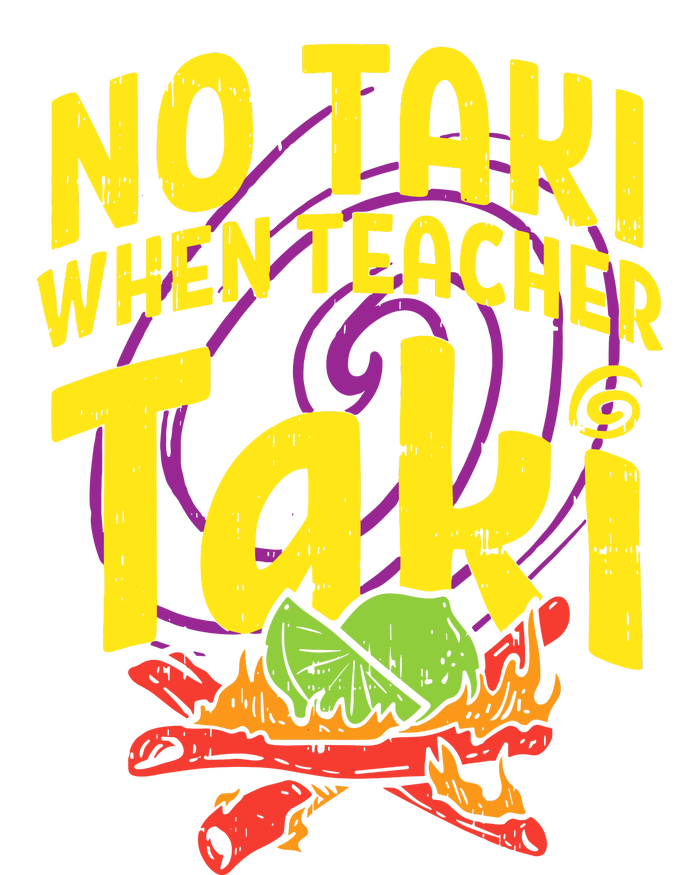 No Taki When Teacher Taki Women’s Perfect Tri Rocker Tank