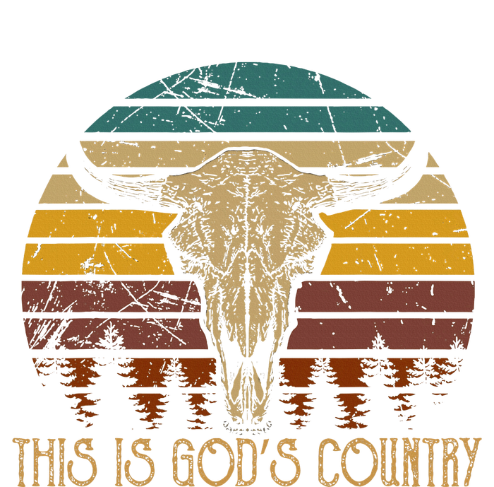 This Is GodS Music Country Outfit Bull Skulls Western Howdy Kids Hoodie