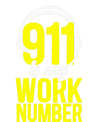 911 Dispatcher Thin Gold Yellow Line 911 Is My Work Number Legacy Cool Fit Booney Bucket Hat