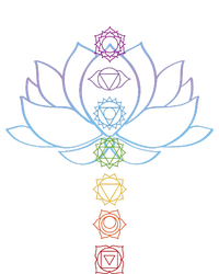 Spiritual Zen Lotus Flower Chakras Aligned Yoga T-Shirt