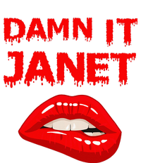 Damn It Janet With Bitting Red Lips Of Pleasure Womens CVC Long Sleeve Shirt