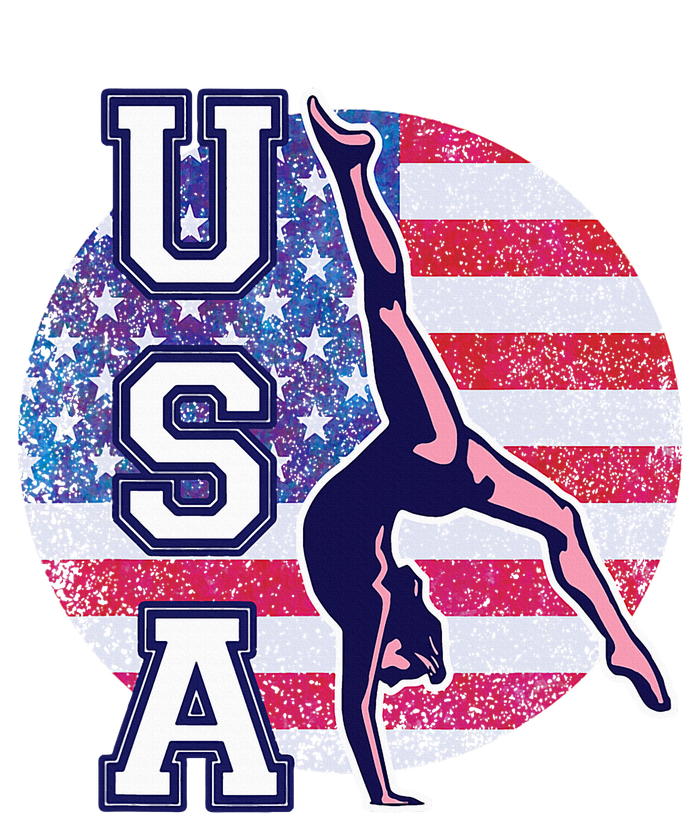 Usa Gymnast Gymnastics Team Athlete American Flag Canvas