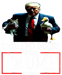 Funny Cats And Ducks For Trump 2024 Kittens Gift Tank Top