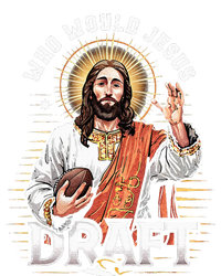 Who Would Jesus Draft Fantasy Football Fan Christian Draft Toddler Fine Jersey T-Shirt