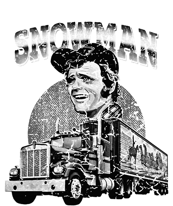 70s Retro Snowman Truck 1970s Vintage Retro Grey T-Shirt