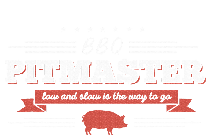 Bbq Pitmaster Low And Slow Is The Way To Go Grilling Party Kids T-Shirt