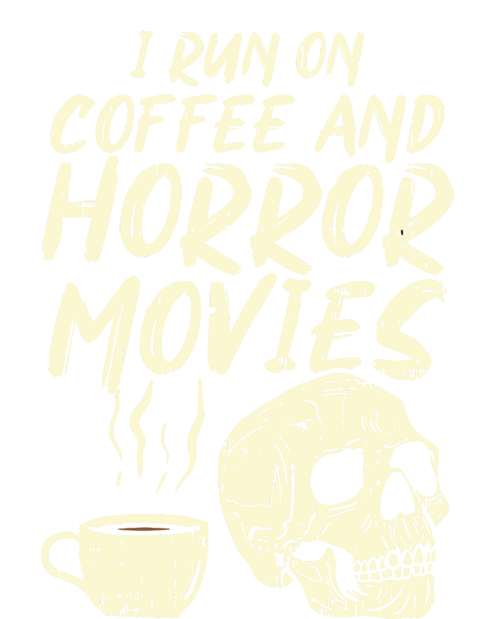 I Run Coffee Horror Movies Skull Skeleton Fun Halloween Full Zip Hoodie