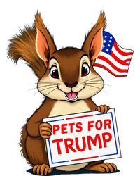 Cute Squirrel Pets For Trump Funny Softstyle Adult Sport Polo