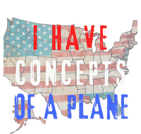 I Have Concepts Of A Plane Usa Map Ladies Long Sleeve Shirt