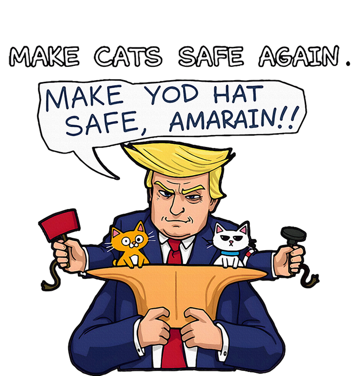 Save Our Pets Cats 2024 Make Pets Safe Again Vote Trump T-Shirt