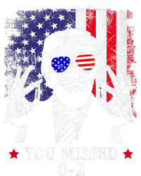 You Missed 0 2 Trump 2024 Us American Flag T-Shirt